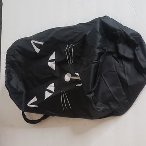 🤯3/$12 Black Cat Drawstring Bag NWT Candy Tote Halloween